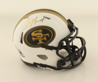 Garrison Hearst Signed 49ers Lunar Eclipse Alternate Speed Mini Helmet (Beckett) at PristineAuction.com