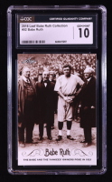 Babe Ruth 2016 Leaf Babe Ruth Collection #2 (CGC 10) at PristineAuction.com