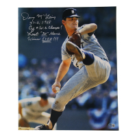 Denny McLain Signed Tigers 16x20 Photo Inscribed "31-6, 1968", "Cy & WS Champs!" & "Last 30 Game Winner, EVER!!!" (Beckett) at PristineAuction.com