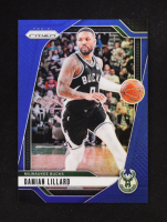 Damian Lillard 2024-25 Panini Prizm Prizms Blue #90 #063/199 at PristineAuction.com