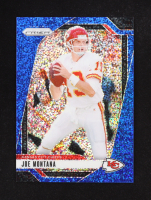 Joe Montana 2024 Panini Prizm Prizms Blue Sparkle #147 #25/96 at PristineAuction.com