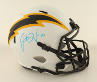Justin Herbert Signed Chargers Full-Size Lunar Eclipse Alternate Speed Helmet (Beckett) at PristineAuction.com