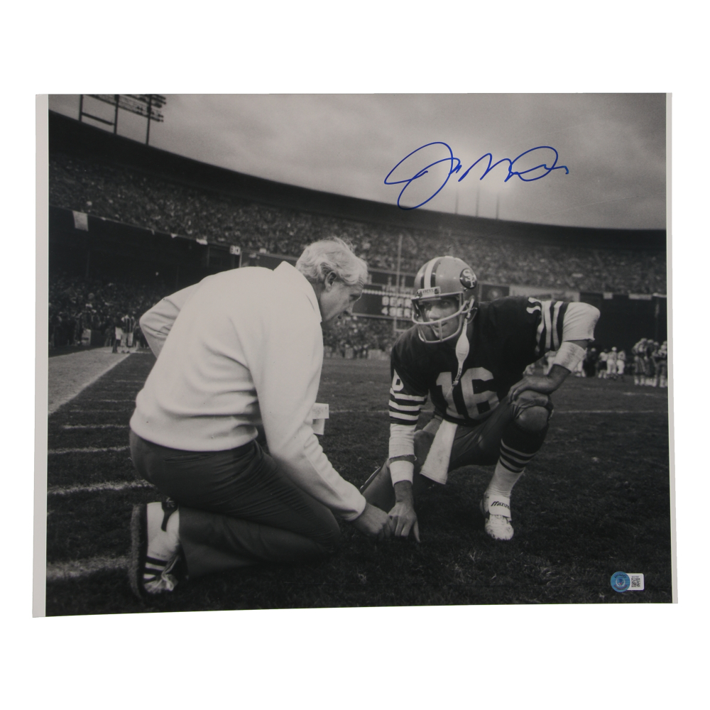 Joe Montana Signed 49ers 16x20 Photo (Beckett) at PristineAuction.com