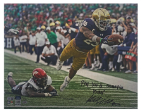 Kyren Williams Signed LE Notre Dame Fighting Irish 16x20 Photo Inscribed "Play Like A Champion Today!" (Beckett) at PristineAuction.com