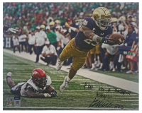 Kyren Williams Signed LE Notre Dame Fighting Irish 16x20 Photo Inscribed "Play Like A Champion Today!" (Beckett) at PristineAuction.com