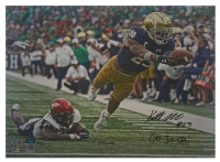 Kyren Williams Signed LE Notre Dame Fighting Irish 16x20 Photo Inscribed "Go Irish!" (Beckett) at PristineAuction.com