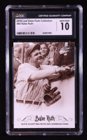 Babe Ruth 2016 Leaf Babe Ruth Collection #40 (CGC 10) at PristineAuction.com
