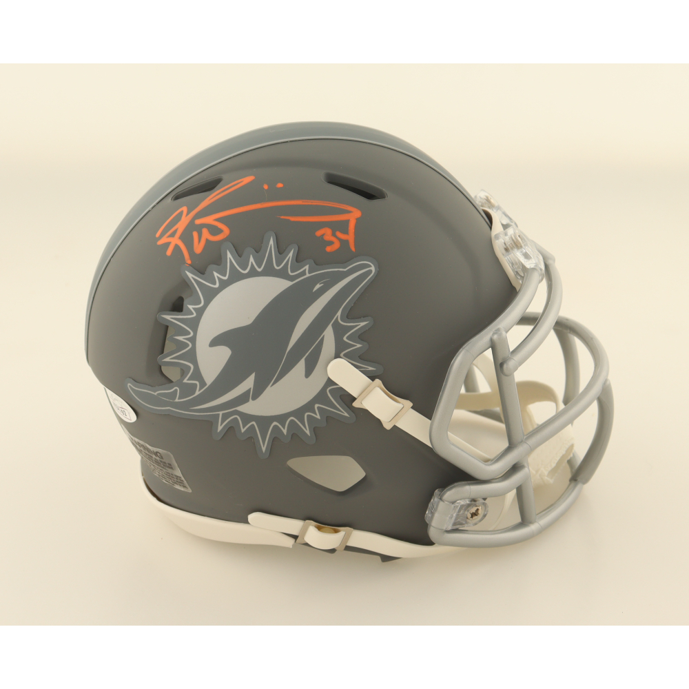 Ricky Williams Signed Dolphins Slate Alternate Speed Mini Helmet (JSA) at PristineAuction.com