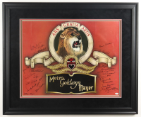 MGM Stars | Custom Framed Poster Signed by (23) with Janet Leigh, Mary Astor, Lew Ayres (JSA) at PristineAuction.com
