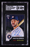 Chas McCormick 2022 Topps Chrome Platinum Anniversary Autographed #CPACMC RC (SGC 10) at PristineAuction.com