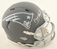 Julian Edelman Signed Patriots Slate Alternate Speed Mini Helmet (JSA) at PristineAuction.com