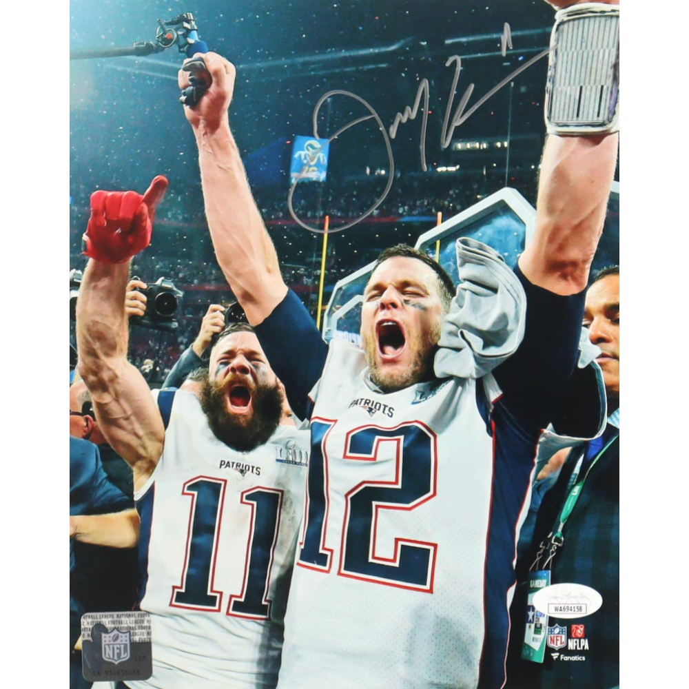 Julian Edelman Signed Patriots 8x10 Photo (JSA) at PristineAuction.com