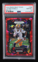 Jayden Daniels 2024 Panini Prizm Draft Picks Prizms Red Ice #108 RC (PSA 10) at PristineAuction.com