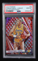 Kareem Abdul-Jabbar 2023-24 Panini Phoenix International Red #52 #50/75 (PSA 10) at PristineAuction.com