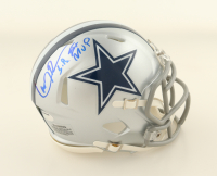 Larry Brown Signed Cowboys Speed Mini Helmet Inscribed "S.B. XXX MVP" (Schwartz) at PristineAuction.com