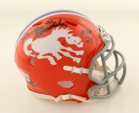 Randy Gradishar Signed Broncos Throwback Alternate Speed Mini Helmet Inscribed "HOF 24" (Beckett) at PristineAuction.com