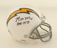 Ron Mix Signed Chargers Mini Helmet Inscribed "HOF '1979" (Beckett) at PristineAuction.com