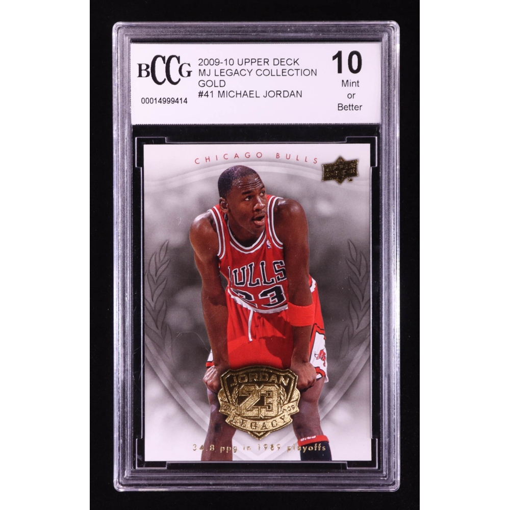 Michael Jordan 2009-10 Upper Deck Michael Jordan Legacy Collection Gold #41 (BCCG 10) at PristineAuction.com
