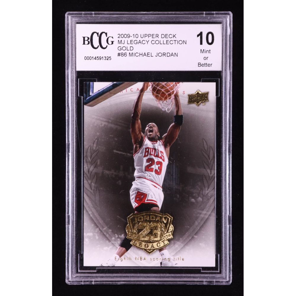 Michael Jordan 2009-10 Upper Deck Michael Jordan Legacy Collection Gold #86 (BCCG 10) at PristineAuction.com