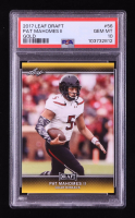 Patrick Mahomes II 2017 Leaf Draft Gold #56 RC (PSA 10) at PristineAuction.com