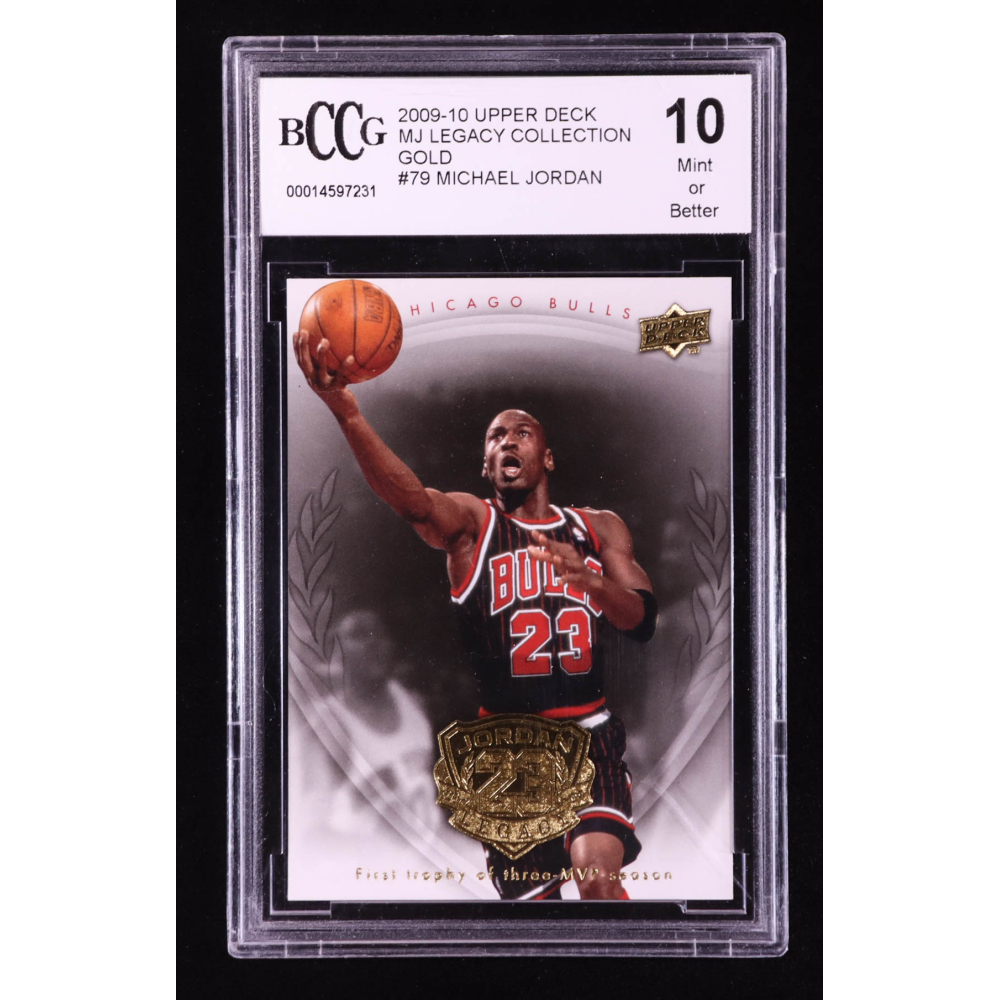Michael Jordan 2009-10 Upper Deck Michael Jordan Legacy Collection Gold #79 (BCCG 10) at PristineAuction.com