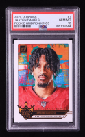Jayden Daniels 2024 Donruss Rookie Gridiron Kings #1 RC (PSA 10) at PristineAuction.com