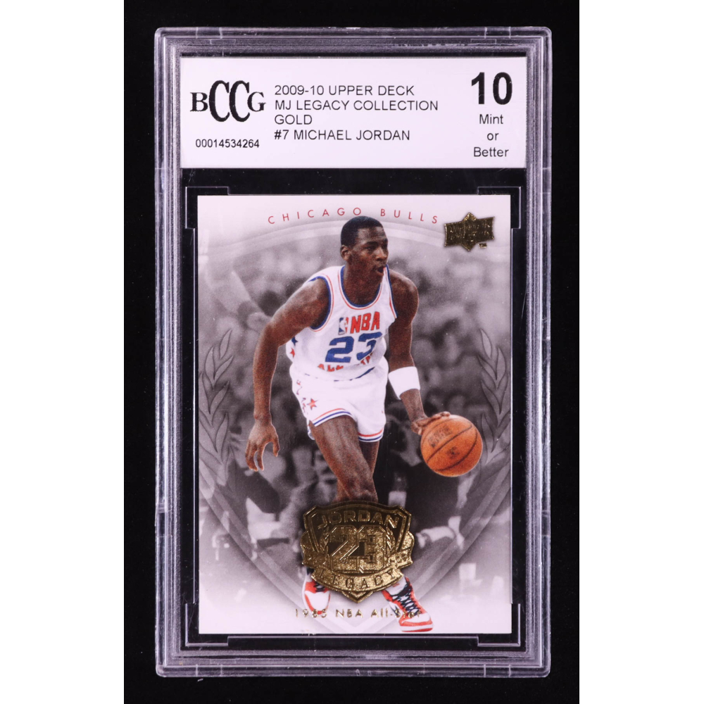 Michael Jordan 2009-10 Upper Deck Michael Jordan Legacy Collection Gold #7 (BCCG 10) at PristineAuction.com