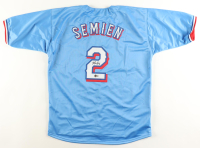 Marcus Semien Signed Jersey (Beckett) at PristineAuction.com