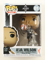 A'ja Wilson Signed Aces #01 Funko Pop! Vinyl Figure (JSA) at PristineAuction.com