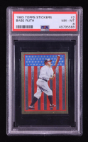 Babe Ruth 1983 Topps Stickers #2 (PSA 8) at PristineAuction.com