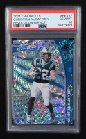 Christian McCaffrey 2021 Panini Chronicles Revolution Impact #27 #020/149 (PSA 10) at PristineAuction.com