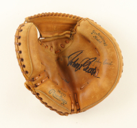 Johnny Bench Signed Vintage Rawlings Johnny Bench Catchers Mitt (Fanatics) at PristineAuction.com