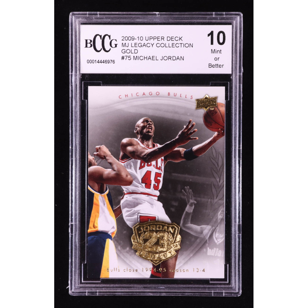 Michael Jordan 2009-10 Upper Deck Michael Jordan Legacy Collection Gold #75 (BCCG 10) at PristineAuction.com