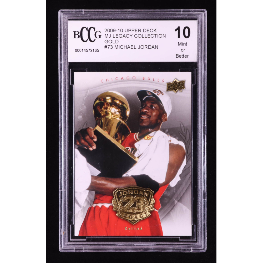 Michael Jordan 2009-10 Upper Deck Michael Jordan Legacy Collection Gold #73 (BCCG 10) at PristineAuction.com