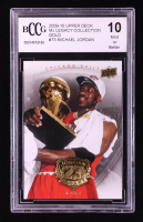Michael Jordan 2009-10 Upper Deck Michael Jordan Legacy Collection Gold #73 (BCCG 10) at PristineAuction.com