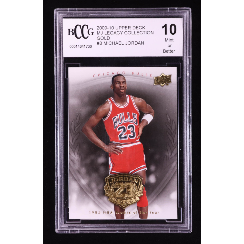 Michael Jordan 2009-10 Upper Deck Michael Jordan Legacy Collection Gold #8 (BCCG 10) at PristineAuction.com