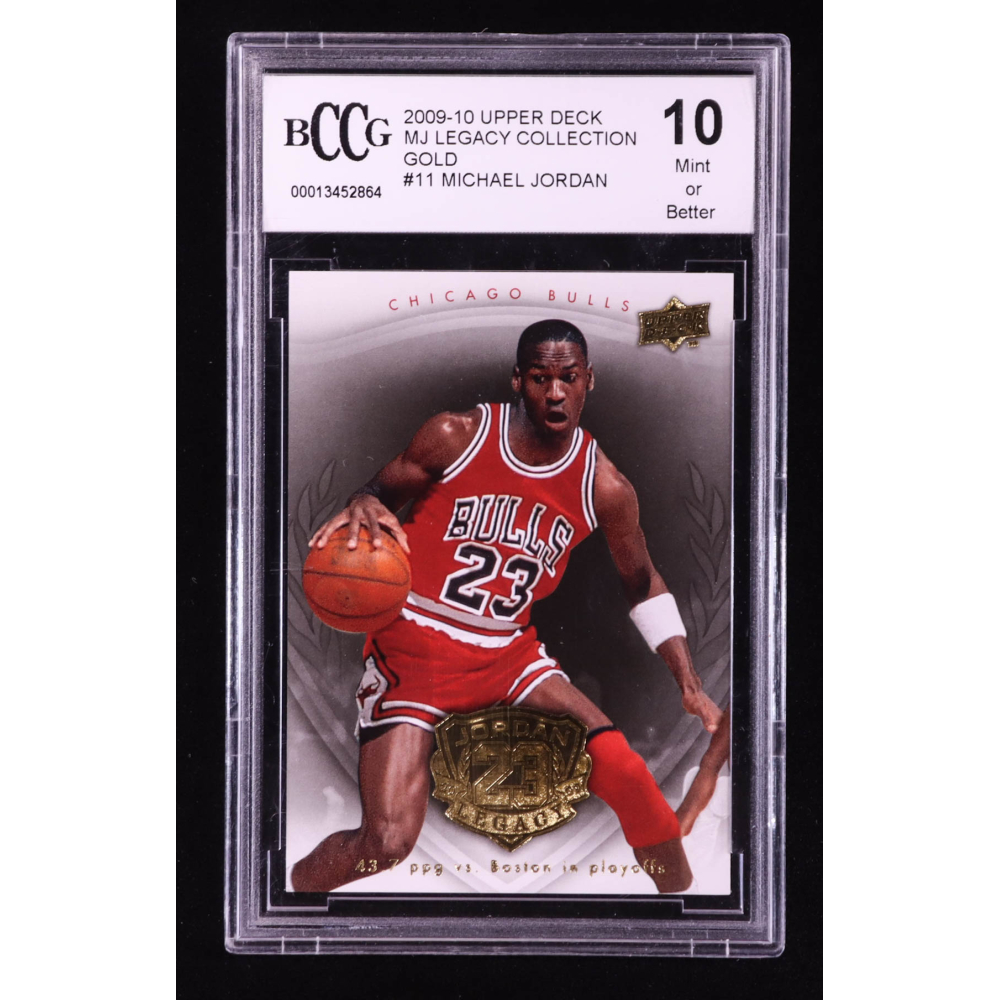 Michael Jordan 2009-10 Upper Deck Michael Jordan Legacy Collection Gold #11 (BCCG 10) at PristineAuction.com