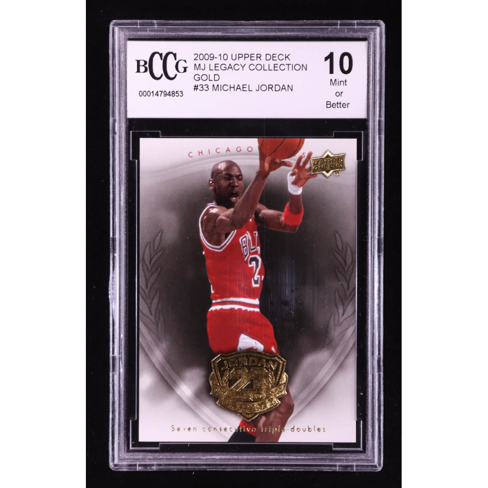 Michael Jordan 2009-10 Upper Deck Michael Jordan Legacy Collection Gold #33 (BCCG 10) at PristineAuction.com