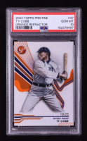 Ty Cobb 2024 Topps Pristine Orange Refractors #47 #19/25 (PSA 10) at PristineAuction.com