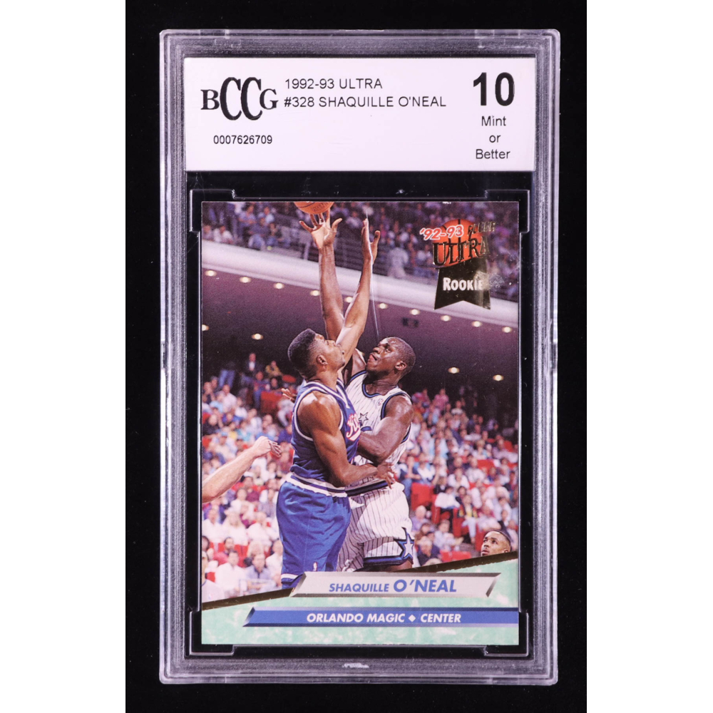 Shaquille O'Neal 1992-93 Fleer Ultra #328 RC (BCCG 10) at PristineAuction.com