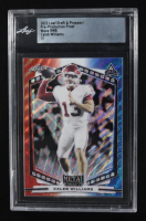 Caleb Williams 2022 Leaf Metal Draft and Prospect Wave Red White and Blue Pre-Production Proof #NNO RC #1/1 (Leaf) at PristineAuction.com