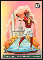 Jayden Daniels 2024 Donruss Downtown! Oversize #16 RC at PristineAuction.com