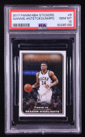 Giannis Antetokounmpo 2017-18 Panini Stickers #9 NBA Season Highlights Apr. 12, 2017 (PSA 10) at PristineAuction.com