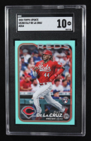 Elly De La Cruz 2024 Topps Update Aqua #US350 RC (SGC 10) at PristineAuction.com