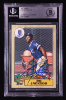 Bo Jackson Signed 1987 Topps #170 RC (BGS) at PristineAuction.com