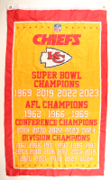 Chiefs Championships 36x59 Banner at PristineAuction.com