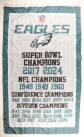 Eagles Championships 36x59 Banner at PristineAuction.com