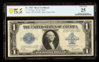 1923 U.S. $1 "Horse Blanket" Silver Certificate, Fr. 238 Signed: Woods / White (PCGS Very Fine 25) at PristineAuction.com