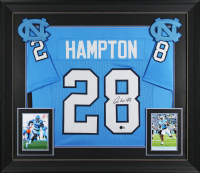 Omarion Hampton Signed Custom Framed Jersey (Beckett) at PristineAuction.com