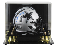 Tony Dorsett Signed Cowboys Rave Alternate Speed Mini Helmet with Display Case (Beckett) at PristineAuction.com